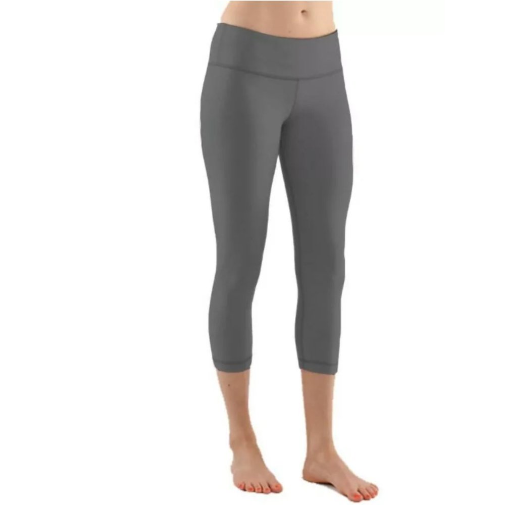 EPIC MMA GEAR Capri Leggings XL Charcoal Gray NWT